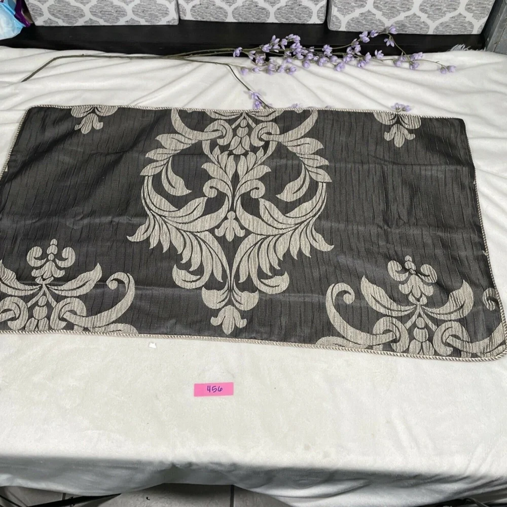 NEW $135 Hotel Collection‎ Classic Flourish Damask (1) King Pillow Sham